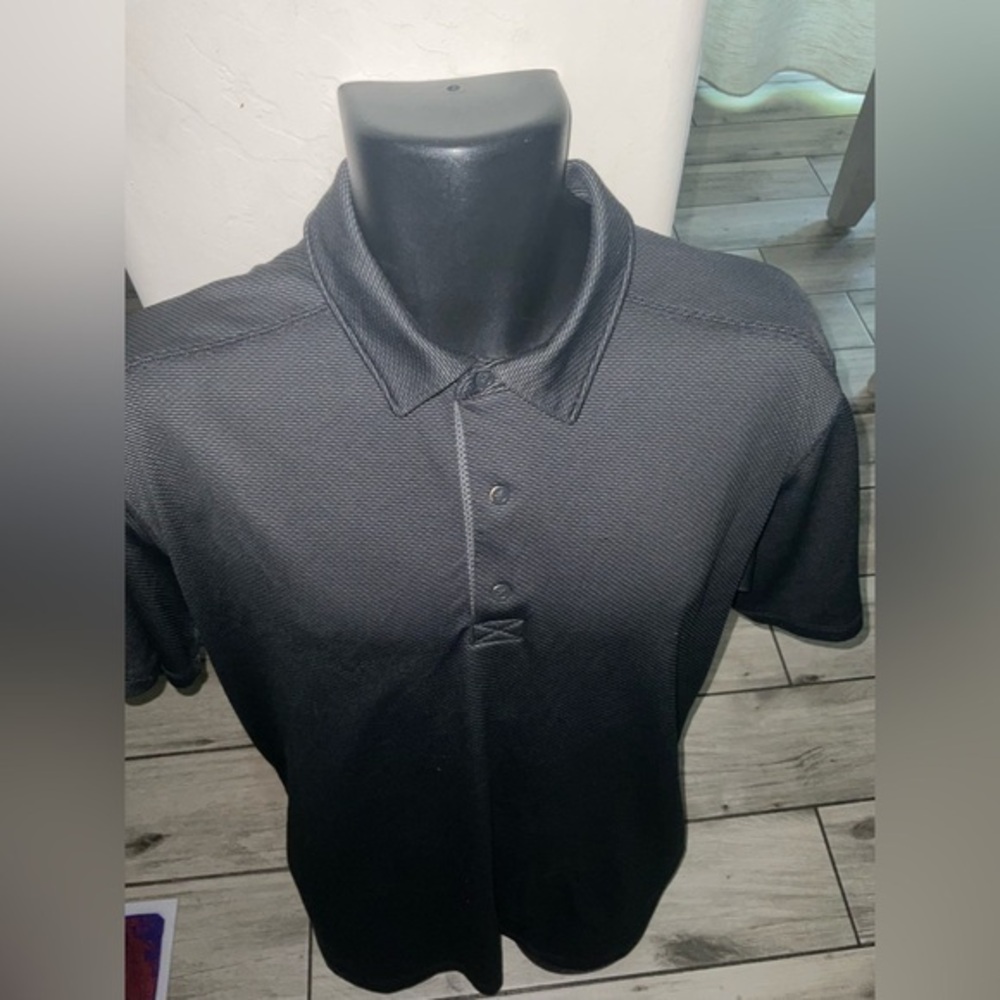Men’s used Bolle Grey black polo shirt Size XL